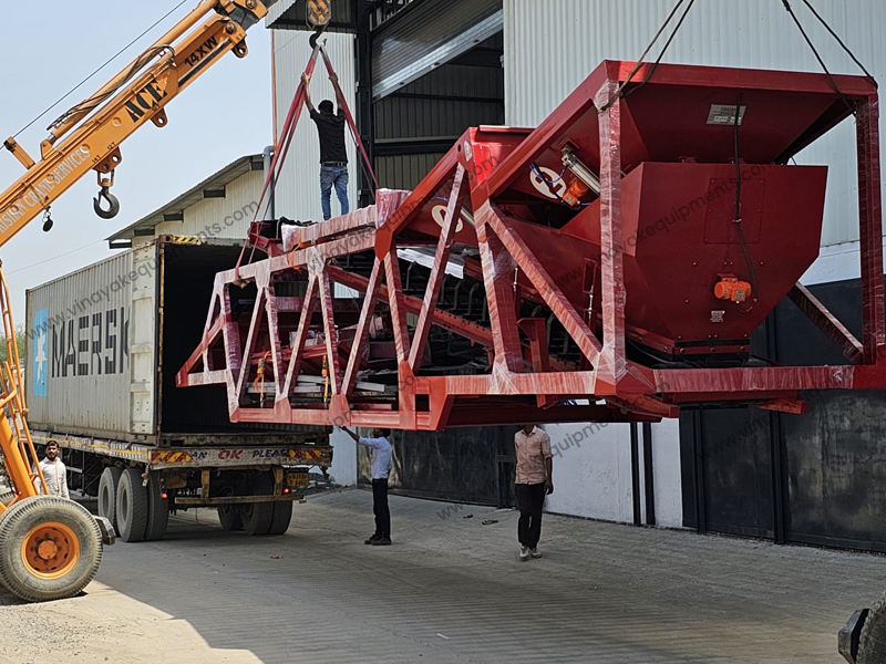 Portable concrete plant india
